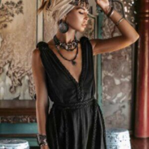 AYA Sacred Wear Black Nomad Spirit Dress